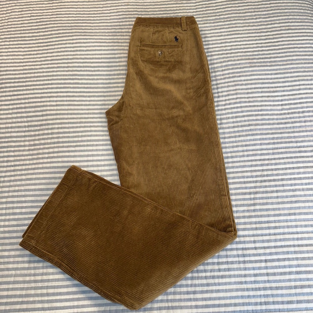 Polo Ralph Lauren Kids Khaki Corduroy Pants Size 18 NWT 323917121003
